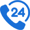 24時間サポート