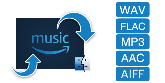 Amazon Music での曲を MP3、AAC、WAV、FLAC に変換してあらゆる端末でも楽しめる