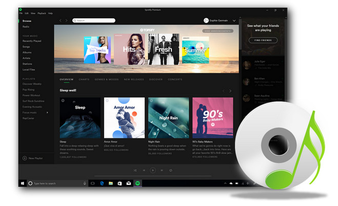 Spotify で配信されている曲を CD に書き込む方法