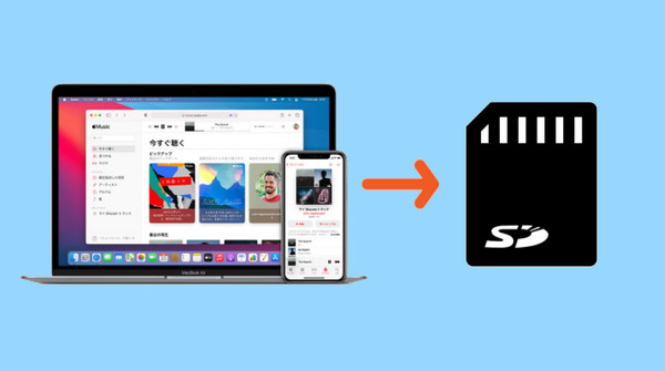Apple Music を SD カードに入れる方法