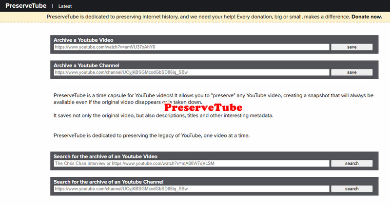 preservetube