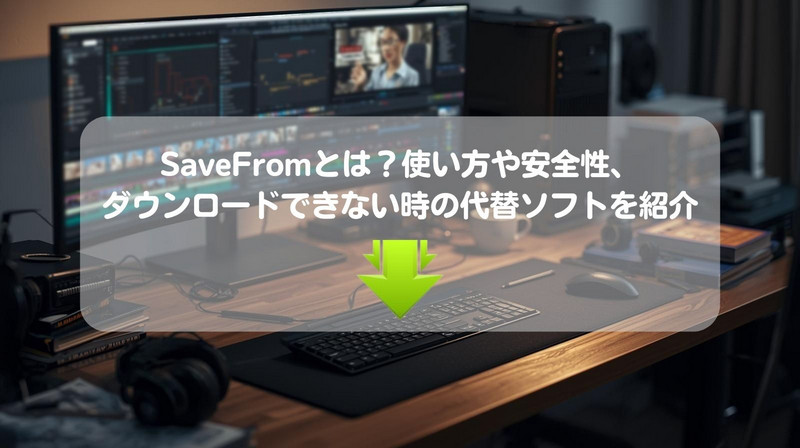 SaveFromとは？使い方や安全性、ダウンロードできない時の代替ソフトを紹介