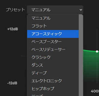 プリセットモード