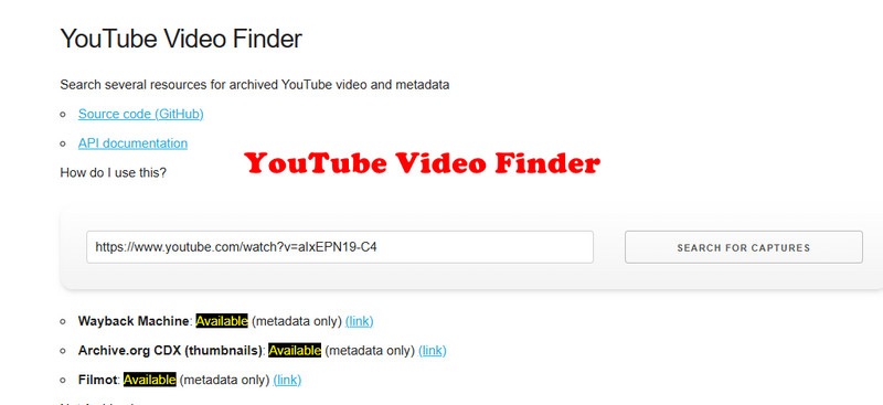 YouTube Video Finder
